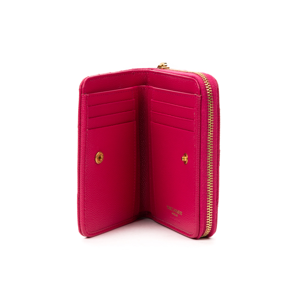 Yves Saint Laurent Zipper   in Pink Calfskin leather - Picture 3 of 4